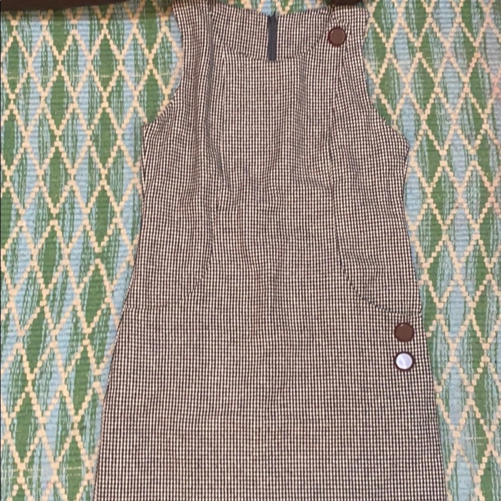 Houndstooth 60s dress